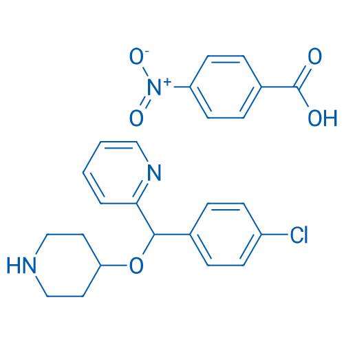 2-((4-Chlorophenyl)(piperidin-4-yloxy)methyl)pyridine 4-nitrobenzoate 5g