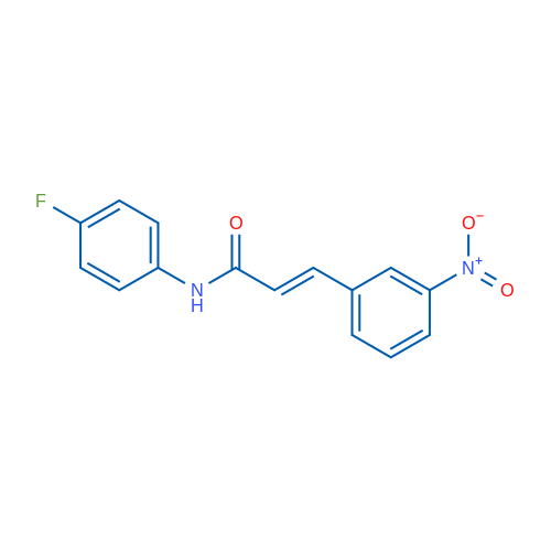 (2E)-N-(4-Fluorophenyl)-3-(3-nitrophenyl)prop-2-enamide 1g