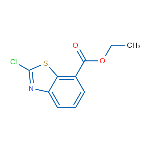 Ethyl 2-chlorobenzo[d]thiazole-7-carboxylate 250mg