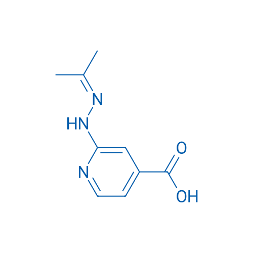 2-(2-(Propan-2-ylidene)hydrazinyl)isonicotinic acid 250mg