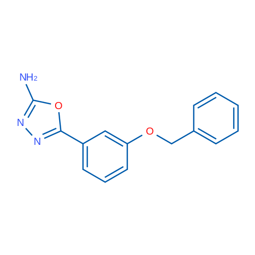 5-(3-(Benzyloxy)phenyl)-1,3,4-oxadiazol-2-amine 1g