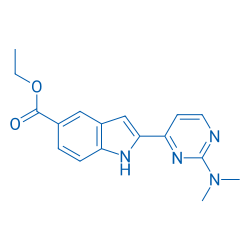 Ethyl 2-(2-(dimethylamino)pyrimidin-4-yl)-1H-indole-5-carboxylate 1g