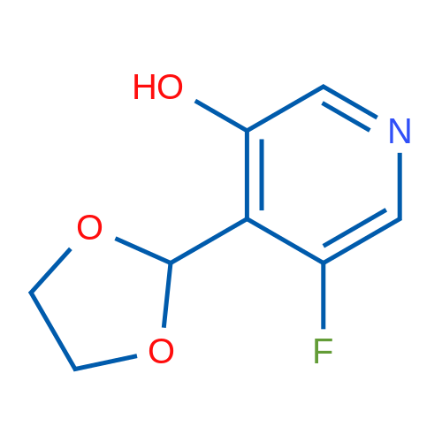 4-(1,3-Dioxolan-2-yl)-5-fluoropyridin-3-ol 1g
