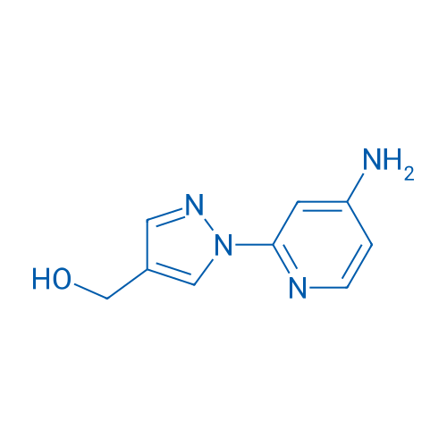 (1-(4-Aminopyridin-2-yl)-1H-pyrazol-4-yl)methanol 250mg