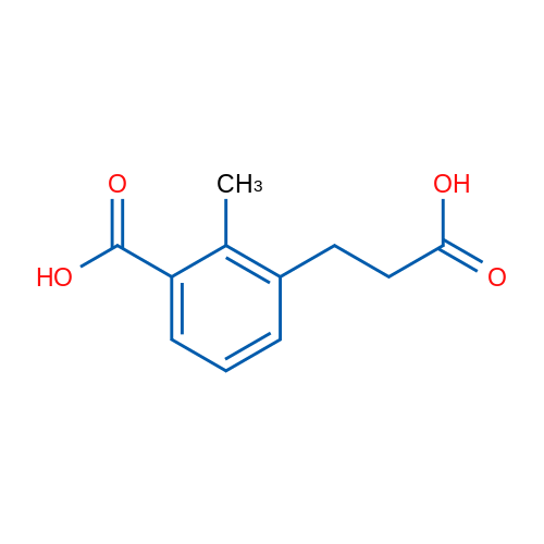 3-(2-Carboxyethyl)-2-methylbenzoic acid 1g