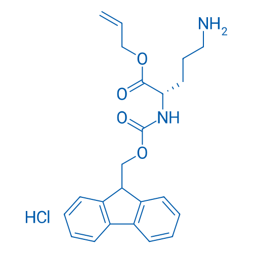 (S)-Allyl 2-((((9H-fluoren-9-yl)methoxy)carbonyl)amino)-5-aminopentanoate hydrochloride 250mg