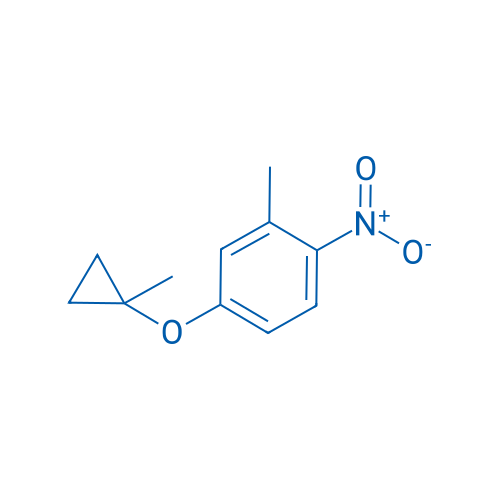 2-Methyl-4-(1-methylcyclopropoxy)-1-nitrobenzene 250mg