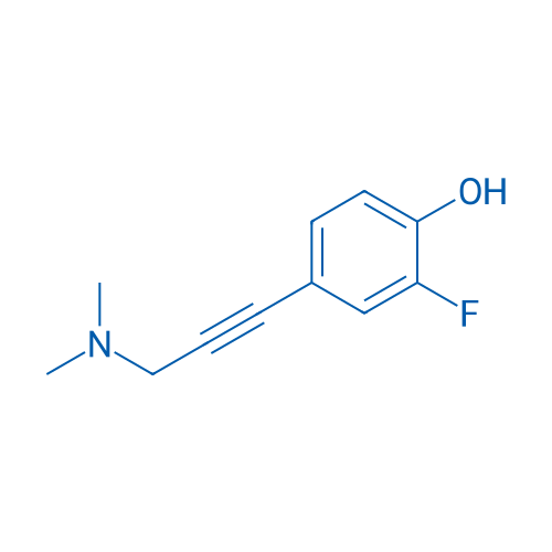 4-(3-(Dimethylamino)prop-1-yn-1-yl)-2-fluorophenol 100mg