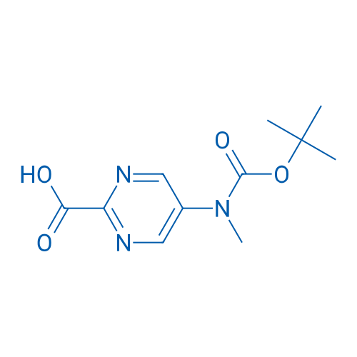5-((tert-Butoxycarbonyl)(methyl)amino)pyrimidine-2-carboxylic acid 1g
