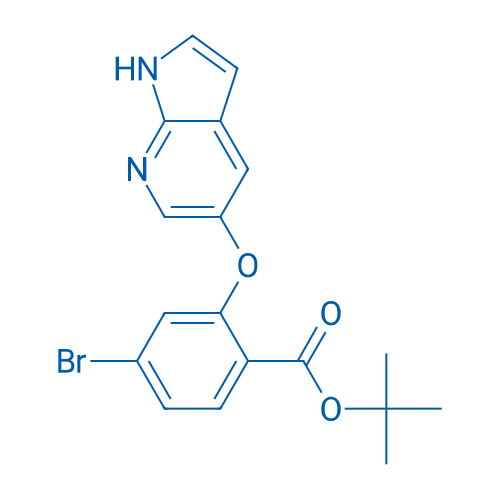 tert-Butyl 2-((1H-pyrrolo[2,3-b]pyridin-5-yl)oxy)-4-bromobenzoate 5g