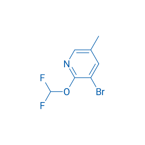 3-BROMO-2-(DIFLUOROMETHOXY)-5-METHYLPYRIDINE 250mg