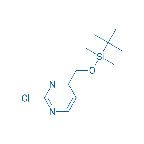 4-(((tert-Butyldimethylsilyl)oxy)methyl)-2-chloropyrimidine 250mg