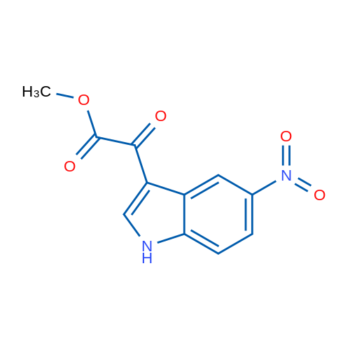Methyl 2-(5-nitro-1H-indol-3-yl)-2-oxoacetate 5g