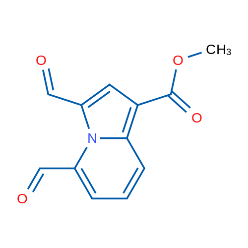 Methyl 3,5-diformylindolizine-1-carboxylate 100mg