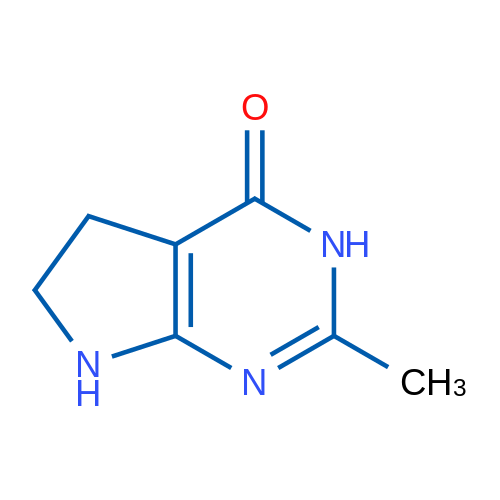 2-Methyl-6,7-dihydro-3H-pyrrolo[2,3-d]pyrimidin-4(5H)-one 1g