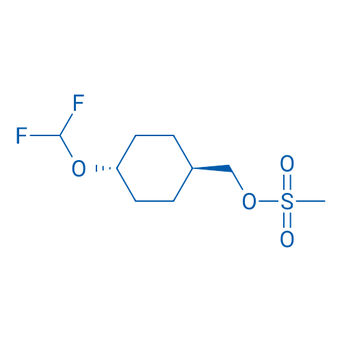 [(1r,4r)-4-(difluoromethoxy)cyclohexyl]methyl methanesulfonate 250mg