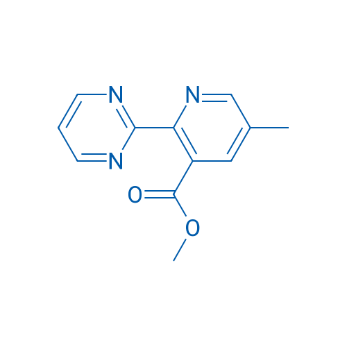 Methyl 5-methyl-2-(pyrimidin-2-yl)nicotinate 250mg