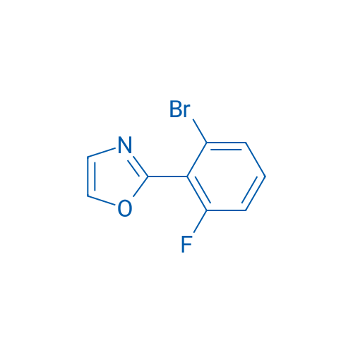 2-(2-Bromo-6-fluorophenyl)oxazole 250mg