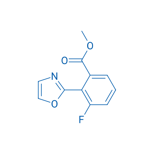 Methyl 3-fluoro-2-(oxazol-2-yl)benzoate 1g