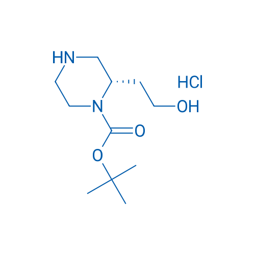 (S)-tert-Butyl 2-(2-hydroxyethyl)piperazine-1-carboxylate hydrochloride 100mg