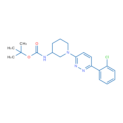 tert-Butyl N-{1-[6-(2-chlorophenyl)pyridazin-3-yl]piperidin-3-yl}carbamate 1g