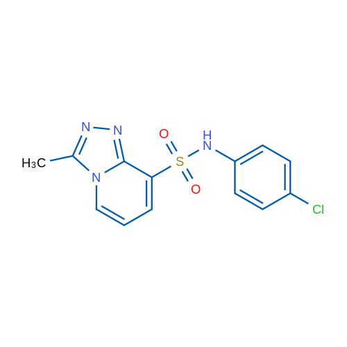 N-(4-Chlorophenyl)-3-methyl-[1,2,4]triazolo[4,3-a]pyridine-8-sulfonamide 1g