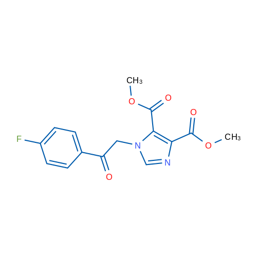 4,5-Dimethyl 1-[2-(4-fluorophenyl)-2-oxoethyl]-1H-imidazole-4,5-dicarboxylate 1g