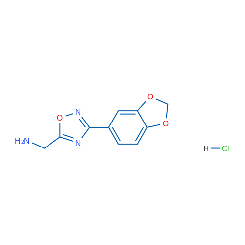 [3-(2H-1,3-Benzodioxol-5-yl)-1,2,4-oxadiazol-5-yl]methanamine hydrochloride 1g