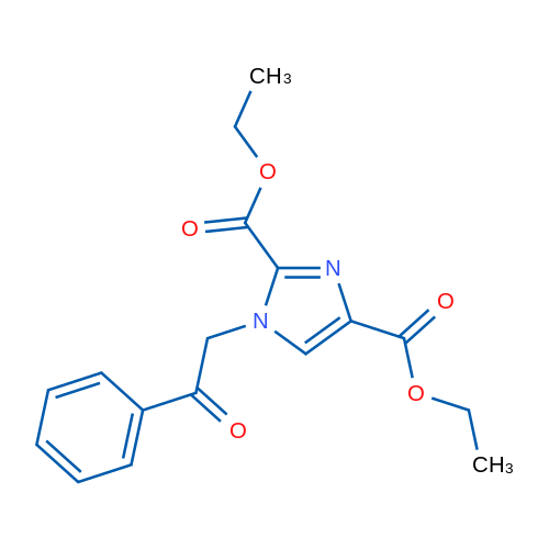 2,4-Diethyl 1-(2-oxo-2-phenylethyl)-1H-imidazole-2,4-dicarboxylate 1g