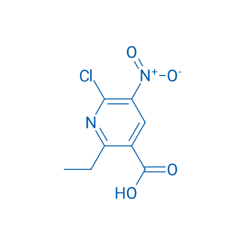 6-Chloro-2-ethyl-5-nitronicotinic acid 1g