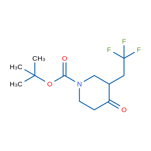 tert-Butyl 4-oxo-3-(2,2,2-trifluoroethyl)piperidine-1-carboxylate 1g