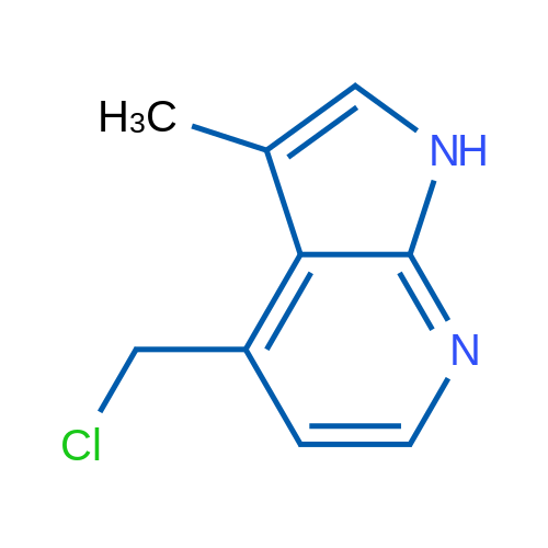 4-(Chloromethyl)-3-methyl-1H-pyrrolo[2,3-b]pyridine 100mg