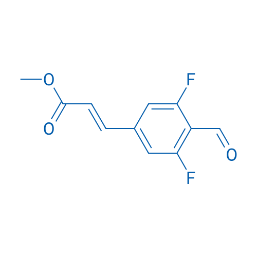 (E)-Methyl 3-(3,5-difluoro-4-formylphenyl)acrylate 25g