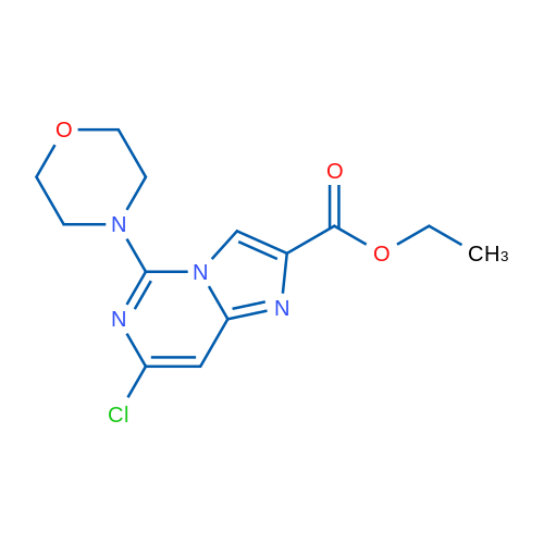 Ethyl 7-chloro-5-morpholinoimidazo[1,2-c]pyrimidine-2-carboxylate 1g