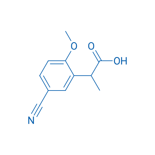 2-(5-Cyano-2-methoxyphenyl)propanoic acid 1g