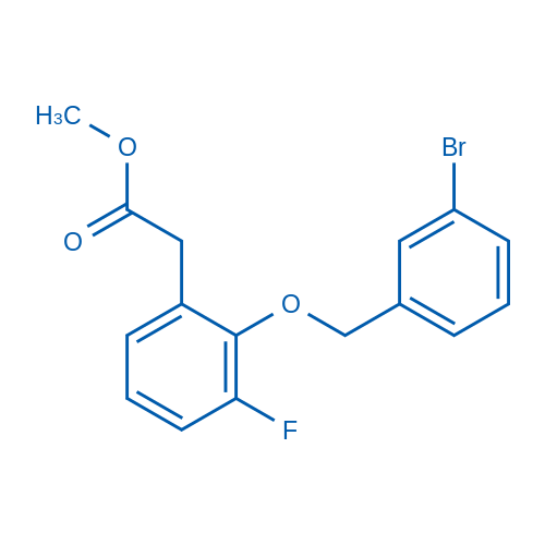 Methyl 2-(2-((3-bromobenzyl)oxy)-3-fluorophenyl)acetate 1g