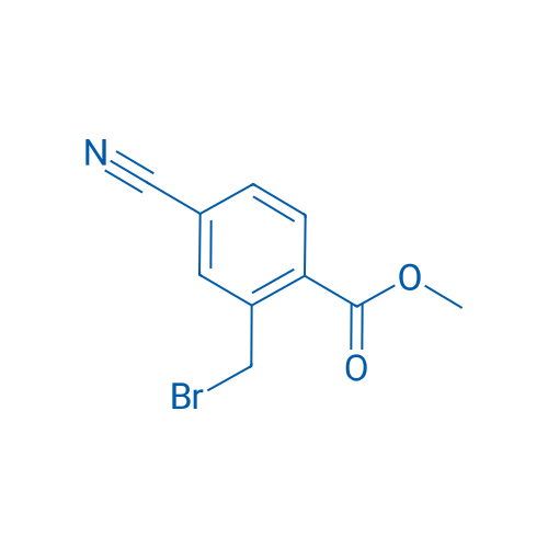 Methyl 2-(bromomethyl)-4-cyanobenzoate 250mg