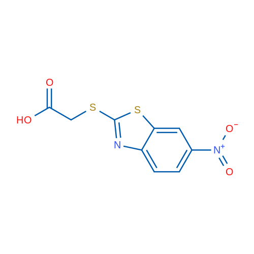 [(6-Nitro-1,3-benzothiazol-2-yl)thio]acetic acid 5g