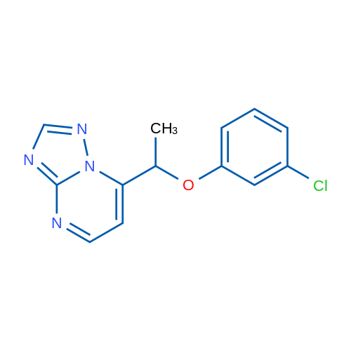 7-[1-(3-Chlorophenoxy)ethyl]-[1,2,4]triazolo[1,5-a]pyrimidine 1g