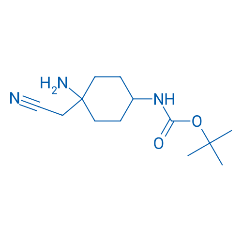 tert-butyl N-[4-amino-4-(cyanomethyl)cyclohexyl]carbamate 100mg