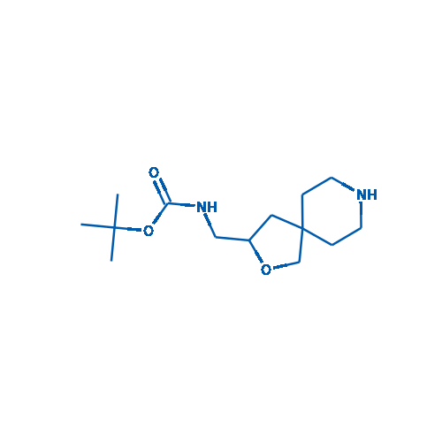 tert-Butyl (2-oxa-8-azaspiro[4.5]decan-3-ylmethyl)carbamate 250mg