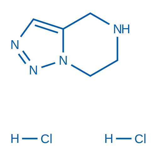 4,5,6,7-Tetrahydro-[1,2,3]triazolo[1,5-a]pyrazine dihydrochloride 5g