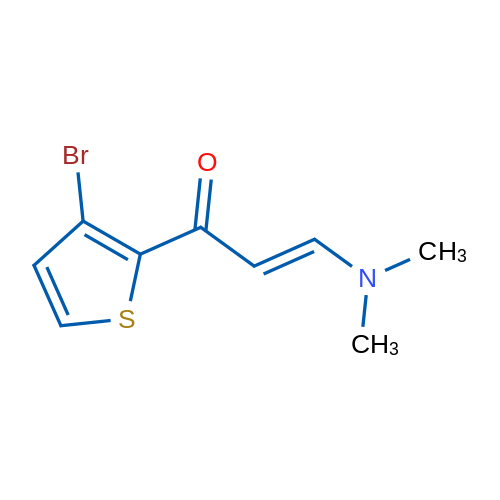 1-(3-Bromothiophen-2-yl)-3-(dimethylamino)prop-2-en-1-one 5g