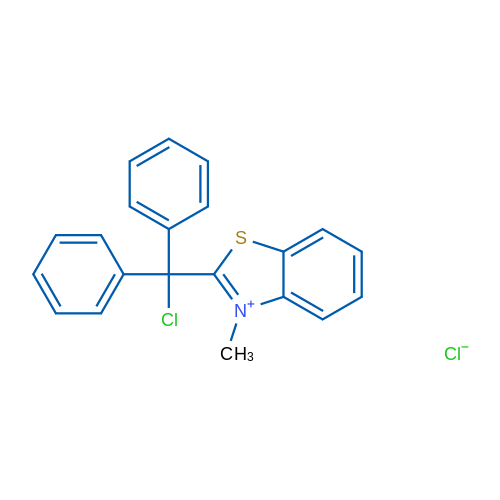 2-(Chlorodiphenylmethyl)-3-methylbenzo[d]thiazol-3-ium chloride 1g