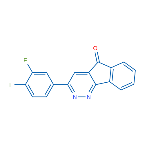 3-(3,4-Difluorophenyl)-5H-indeno[1,2-c]pyridazin-5-one 1g