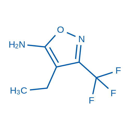 4-Ethyl-3-(trifluoromethyl)-1,2-oxazol-5-amine 50mg