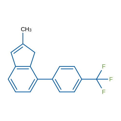 2-Methyl-7-(4-(trifluoromethyl)phenyl)-1H-indene 1g