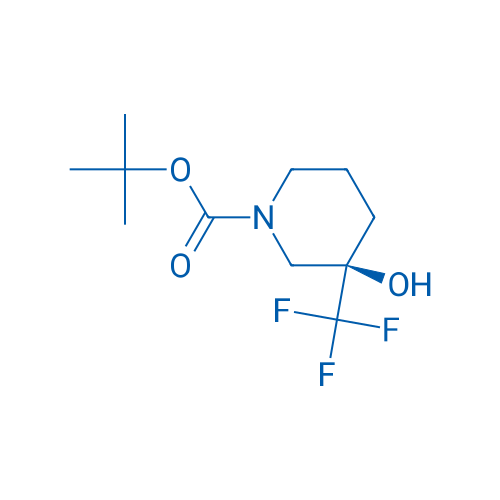 tert-Butyl (R)-3-hydroxy-3-(trifluoromethyl)piperidine-1-carboxylate 250mg