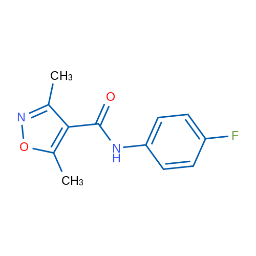N-(4-Fluorophenyl)-3,5-dimethyl-1,2-oxazole-4-carboxamide 1g