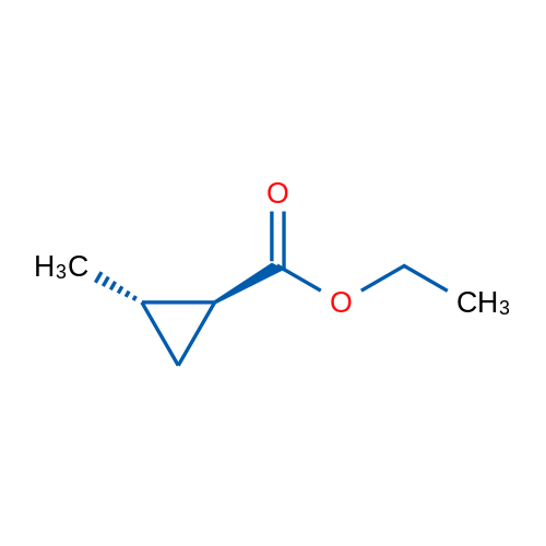 Ethyl (1S,2S)-2-methylcyclopropane-1-carboxylate 1g